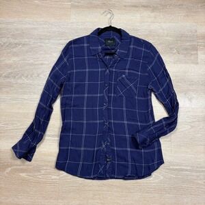 Rails Hunter Grid Plaid Button Down Shirt Women's Medium